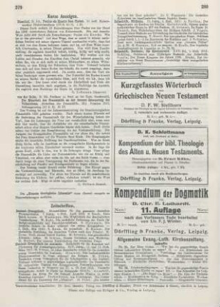 279 [Rezension] Disselhof, Jul., Paulus ein Knecht Jesu Christi