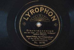 Steuermannslied aus der Oper "Der fliegende Holländer" / (Richard Wagner)