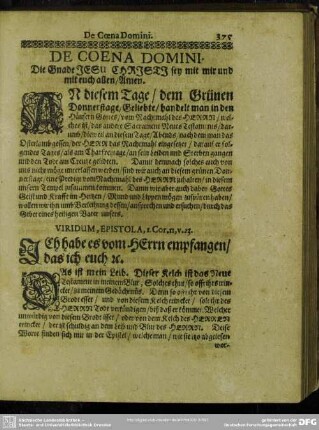 De Coena Domini