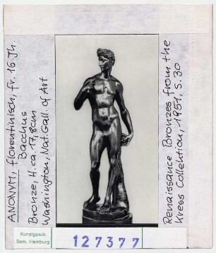 Washington: National Gallery, Bacchus, florentinische Arbeit