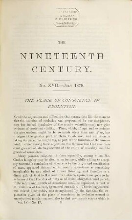 The nineteenth century and after : a monthly review. 4,a. 1878