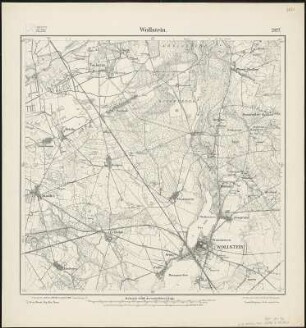 Meßtischblatt 2127 : Wollstein, 1911 : Wollstein. - Aufn. 1891, hrsg. 1893, einz. Nachtr. 1911. - 1:25000. - [Berlin]: Reichsamt für Landesaufnahme, 1911. - 1 Kt.