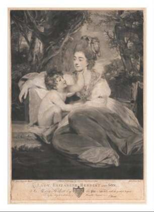 Lady Elizabeth Herbert and Son.