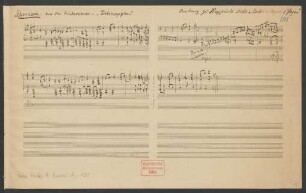 Fünf Variationen . Arr; pf; KinBu 222