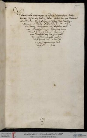 Johann Christoph von Morsheim, Ausgabenbuch Kurfürst Friedrichs IV. von der Pfalz