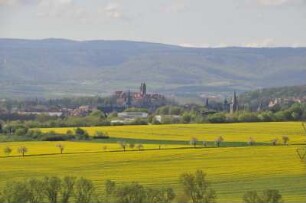 Quedlinburg - Stadtansicht : Stadtansicht mit Stiftskirche, aufgenommen am 16. April 2014 in Quedlinburg. Foto Uwe Gerig