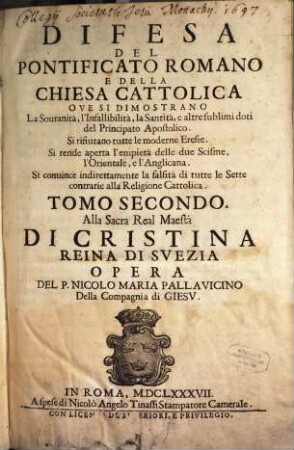 Defesa del Pontificato Romano ..., 2