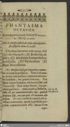 Phantasma Octavum