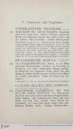 F. Franzosen und Engländer