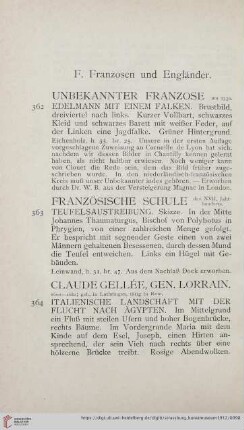 F. Franzosen und Engländer