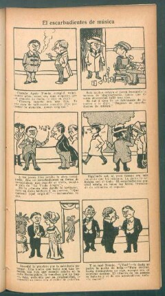 El ecarbadientes de música - [Cómic]