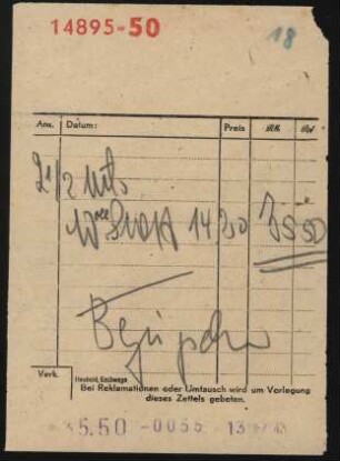 Heppner (Quittung)