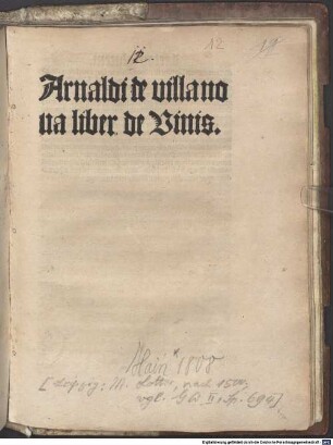 De vinis