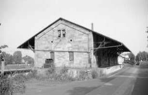 Eisenbahn - Güterschuppen (Eisenbahn-Güterschuppen); Hünfeld, Bahnhofstraße 1