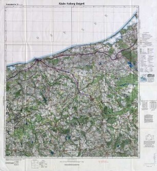 Reichskarte: Einheitsblatt 24 Köslin-Kolberg-Belgard