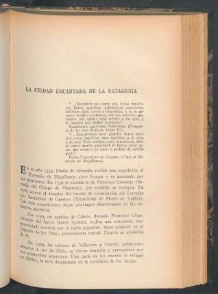 La ciudad encantada de la Pataginia