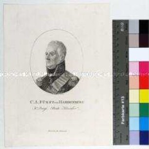 Porträt des preußischen Staatskanzlers Carl August Fürst von Hardenberg