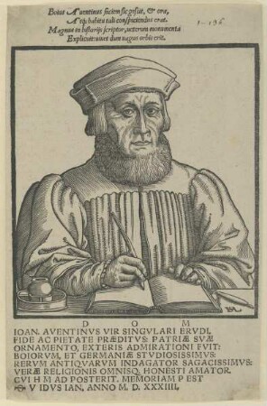 Bildnis des Johann Aventinus