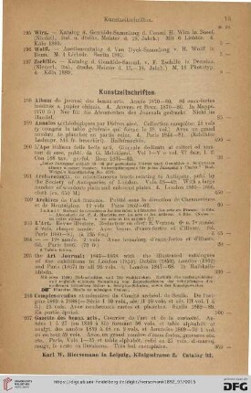 Kunstzeitschriften (Nr. 198 - 235)