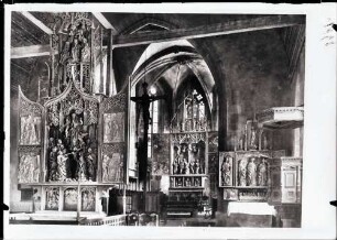 Herrgottskirche; Inneres vor der Restaurierung (Repr.)