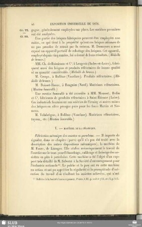 V. Matériel De La Céramique