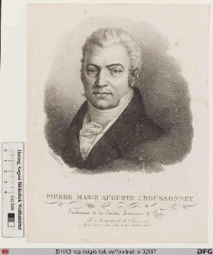 Bildnis Pierre-Marie-Auguste Broussonnet