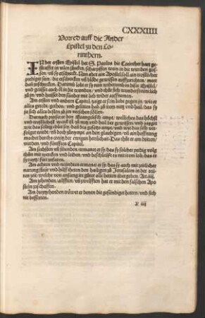 Vorred auff die Ander Epistel zu den Corinthern.