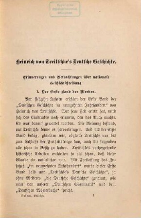 Beiträge zur deutschen Culturgeschichte