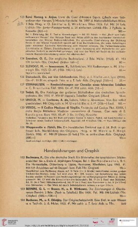 Handzeichnungen und Graphik (Nr. 132 - 163)