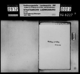 Zehntsachen, OA Heidenheim