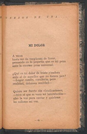 Mi dolor