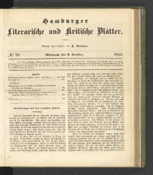 No. 79. 3. Oktober 1855