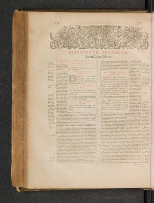 Digestorum sev Pandectarum, Liber Octauus.