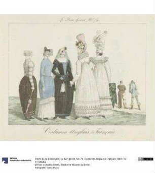 Le bon genre, No. 74: Costumes Anglais & Français