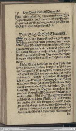 V. Das Berg-Schloß Tharandt