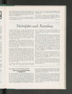 Die Staatliche Pressestelle Hamburg teilt mit: Kein neuer Verbrauchermarkt in Langenhorn