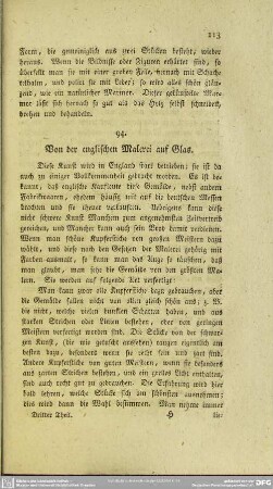 94. Von der englischen Malerei auf Glas