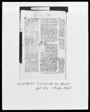 Glossa Ordinaria in libros Ruth et Regum 1-4 — Initiale E, Folio 52verso