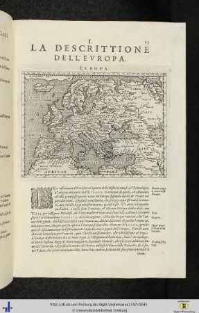Descrittione dell’ Europa.