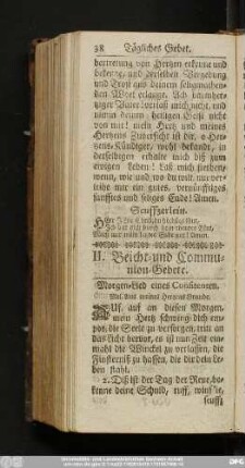 II. Beicht- und Communion-Gebete.
