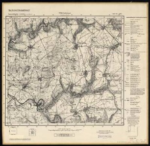 Meßtischblatt 6500 : Luxemburg: Villers-la.Montagne, 1939 : Luxemburg : Villers-la Montagne. - Gedr. [19]39. - 1:25000. - [Berlin]: Reichsamt für Landesaufnahme, 1939. - 1 Kt.