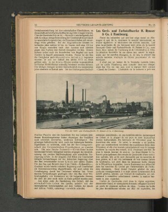 Les Gerb- und Farbstoffwerke H. Renner & Co. à Hambourg.
