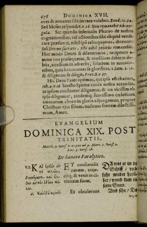 Evangelium Dominica XIX. Post Trinitatis.