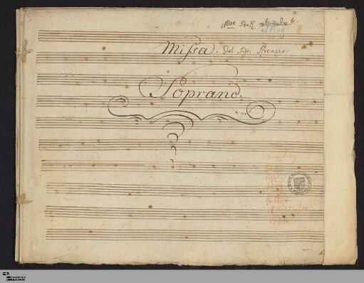 Missa solemnis in a KWV 3101 - HB XVII 281