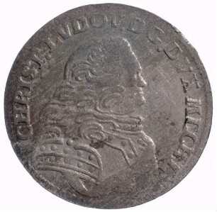 Münze, 1/12 Taler (2 Groschen), 1754