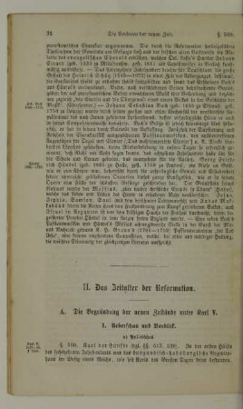 II. Das Zeitalter der Reformation