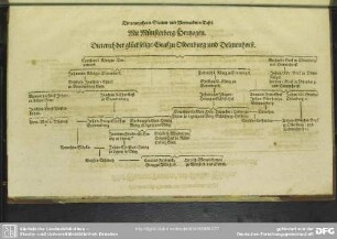 Die neunzehente Stamm- und Verwandnis-Tafel. Mit Münsterberg, Hertzogen