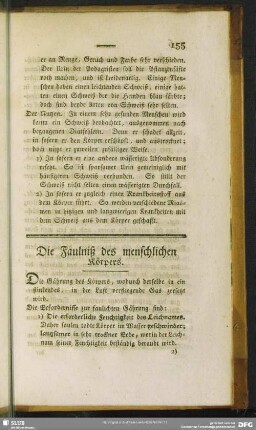 Die Fäulniß des menschlichen Körpers