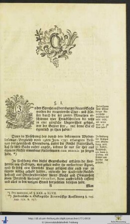Auflösung derer Zweifel