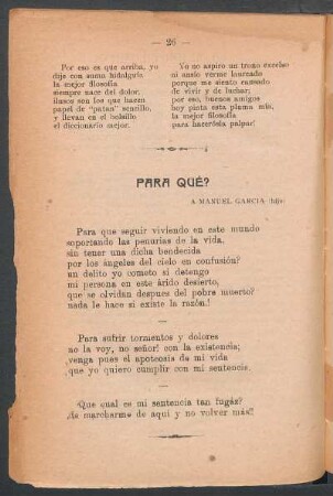 Para qué? : A Manuel García (hijo)